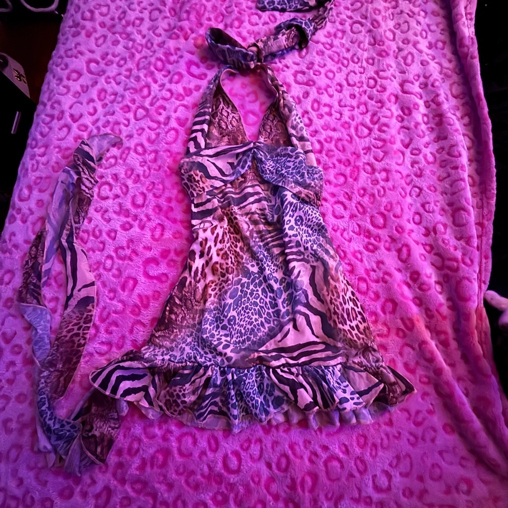 Animal Print Kids One Piece
